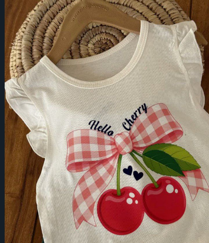 تاپ وشلوارک گیلاس 🍒