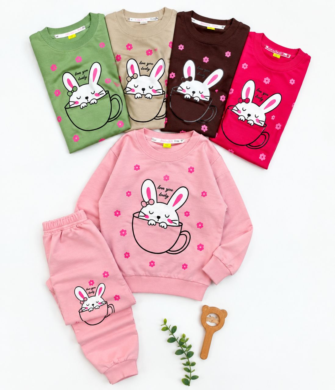 بلوز شلوار خرگوش لیوانی